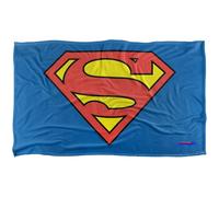 Superman Classic Logo Coperta super morbida al tatto setoso - 91 x 147 cm