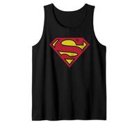 Superman Classic Logo DC COMICS Top A Canotta Nero Per Adulti