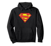 Superman Classic Logo Felpa con Cappuccio