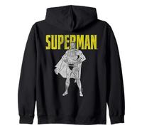 Superman Classic Stance Felpa con Cappuccio