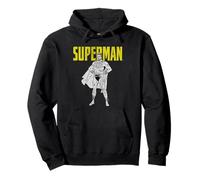 Superman Classic Stance Felpa con Cappuccio