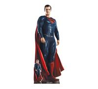 Superman Con Capo Grandezza Naturale Sagoma di Cartone Ufficiale Gratuito Mini H