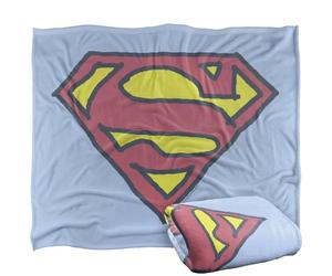 SUPERMAN Coperta Silky Touch super morbida, 152 x 127 cm