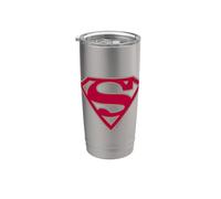 Superman Crimson & Gray Shield Grey Bicchiere termico in acciaio inox doppia parete