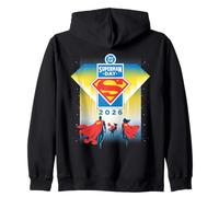 Superman Day 2026 Key Art Felpa con Cappuccio