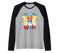 Superman Day 2026 Key Art Maglia con Maniche Raglan