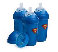 Superman DC Comics - Herobility Double Anti-Colic Baby Bottles - 8.5 fl oz/240ml - 3-pack