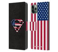 SUPERMAN DC COMICS LOGO CUSTODIA COVER A PORTAFOGLIO PER APPLE iPHONE TELEFONI