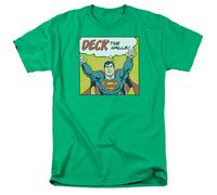 Superman Deck The Halls T-Shirt Ufficiale DC Comics Per Adulti