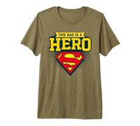 Superman Father's Day This Dad Is A Hero Maglietta Premium
