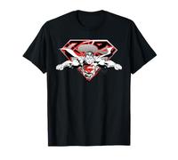 Superman Flying Broken Shield Maglietta