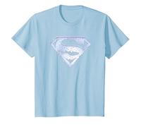 Superman Ice And Snow Shield Maglietta, Bambini, Celeste, 4 Anni
