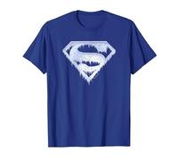 Superman Ice And Snow Shield Maglietta, Uomo, Blu Reale, L