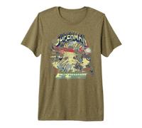 Superman Lex Luthor Super Eroe Cattivo DC Comics Tendenza Maglietta Premium