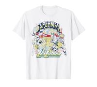 Superman Lex Luthor Super Eroe Cattivo Tendenza DC Comics Maglietta