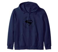 Superman Logo Nuovo Film 2025 Simbolo Felpa con Cappuccio