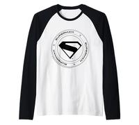 Superman Logo Nuovo Film 2025 Simbolo Maglia con Maniche Raglan