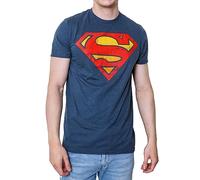 Superman Maglietta da Adulto con Logo Justice League DC, L