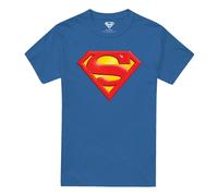 Superman Maglietta Goffrato Logo Uomo (TV2636)