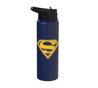 Superman Maize & Blue Shield Stainless Steel Insulated Water Bottle