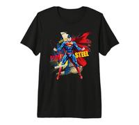 Superman Man of Steel Burst Maglietta Premium