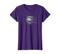 Superman Man of Steel Shield Burst Maglietta, Donna, Viola, M