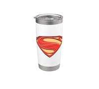 Superman Man of Steel Solid Shield Bicchiere termico in acciaio inox doppia parete