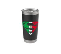 Superman Mexican Flag Shield Bicchiere termico in acciaio inox doppia parete