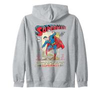 Superman Old School Flight Felpa con Cappuccio
