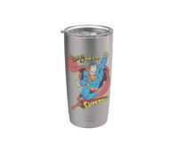 Superman On the Job Bicchiere termico in acciaio inox doppia parete
