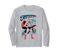 Superman Panel Pose Maglia a Manica