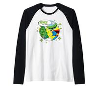 Superman Peace on Earth Maglia con Maniche Raglan