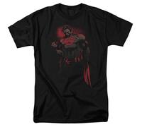 Superman Red Son DC Comics T-Shirt Uomo Nero Licenza Adulto Manica Corta