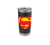 Superman Shield 1970 Bicchiere termico in acciaio inox doppia parete