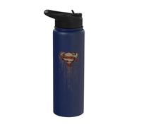 Superman Shield Drip Stainless Steel Insulated Water Bottle