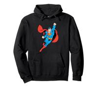 Superman Solo Flight Felpa con Cappuccio