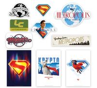 Superman Stanza Decorazione E Logo Festa Confezione Di 10 Pezzi / Distintivi