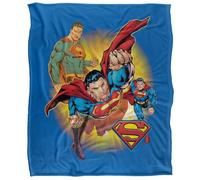 Superman Superman Collage Coperta super morbida al tatto setoso - 152 x 127 cm