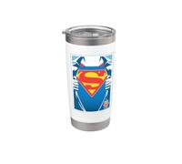 Superman Superman Day 2025 Chest Logo Bicchiere termico in acciaio inox doppia parete