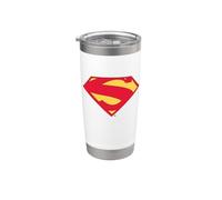 Superman Superman New 52 Shield Logo Pattern Bicchiere termico in acciaio inox doppia parete