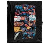 Superman Torn Collage Coperta super morbida al tatto setoso - 152 x 127 cm