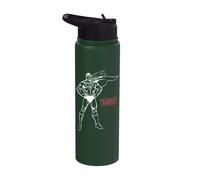 Superman Uomo Acciaio Incappucciato Super Eroe Posa DC Comics Tendenza Stainless Steel Insulated Water Bottle