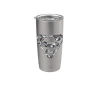 Superman Urban Camo Shield Bicchiere termico in acciaio inox doppia parete