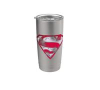 Superman War Torn Shield Bicchiere termico in acciaio inox doppia parete