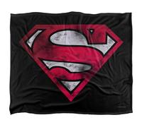 Superman War Torn Shield Coperta super morbida al tatto setoso - 152 x 127 cm