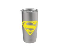 Superman Yellow & Green Shield Bicchiere termico in acciaio inox doppia parete