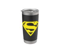 Superman Yellow & Green Shield Bicchiere termico in acciaio inox doppia parete
