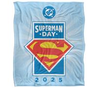 SupermanSuperman Day 2025 Vellutato Logo Supermorbido Coperta (TV23992)