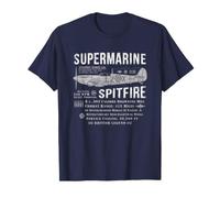 Supermarine Spitfire British WW2 Fighter Plane Maglietta