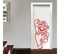 SUPERMARIO - Adesivo murale wall sticker in vinile 55x110 cm